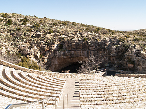 Cave entrance amplitheater